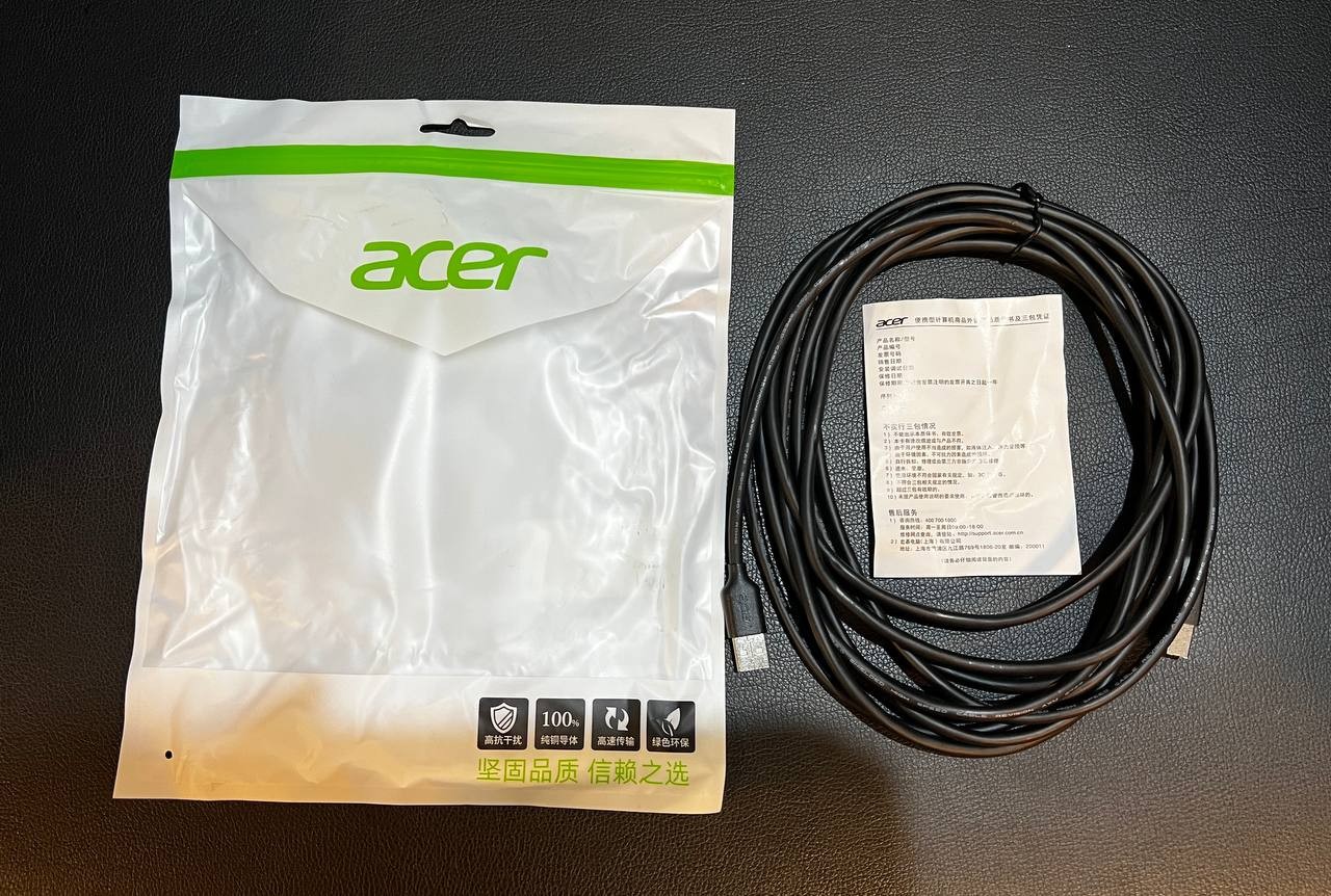 کابل پرینتر 5 متری اورجینال ACER مدل U302