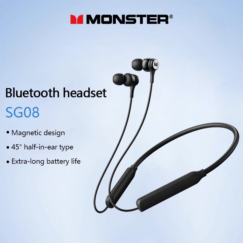 هندزفری دورگردنی MONSTER مدل SG08